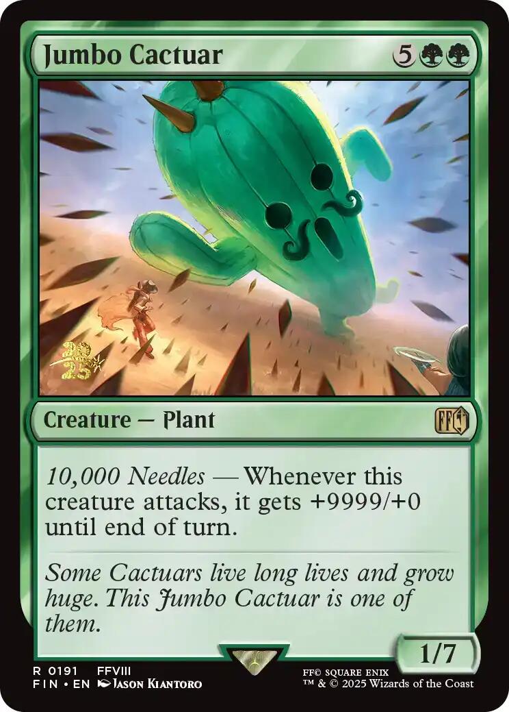 Jumbo Cactuar [FINAL FANTASY Prerelease Promo] | Galaxy Games LLC