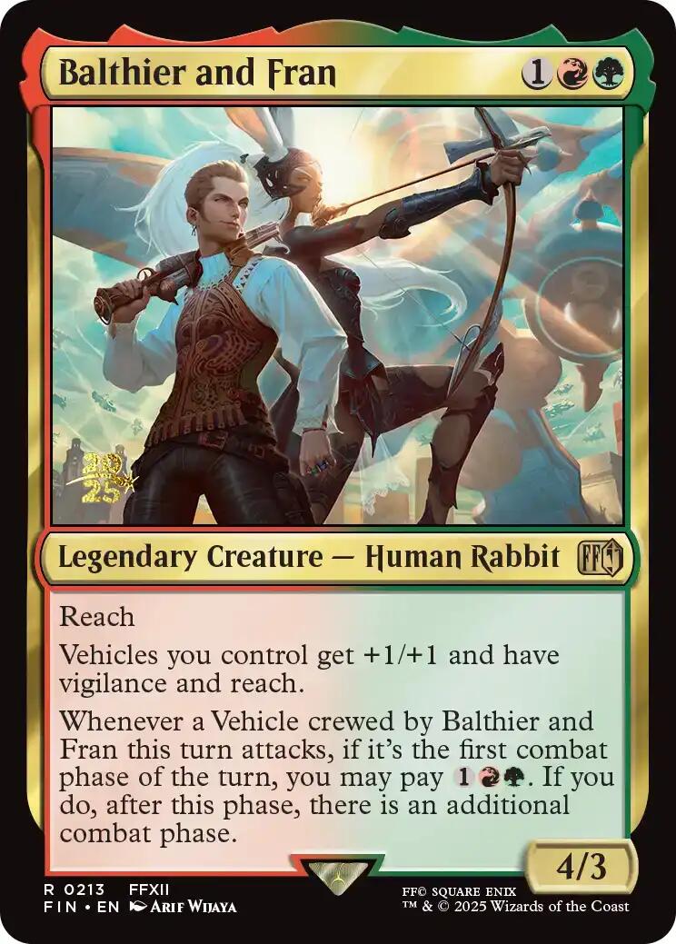 Balthier and Fran [FINAL FANTASY Prerelease Promo] | Galaxy Games LLC