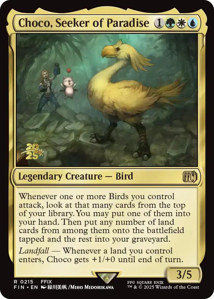 Choco, Seeker of Paradise [FINAL FANTASY Prerelease Promo] | Galaxy Games LLC