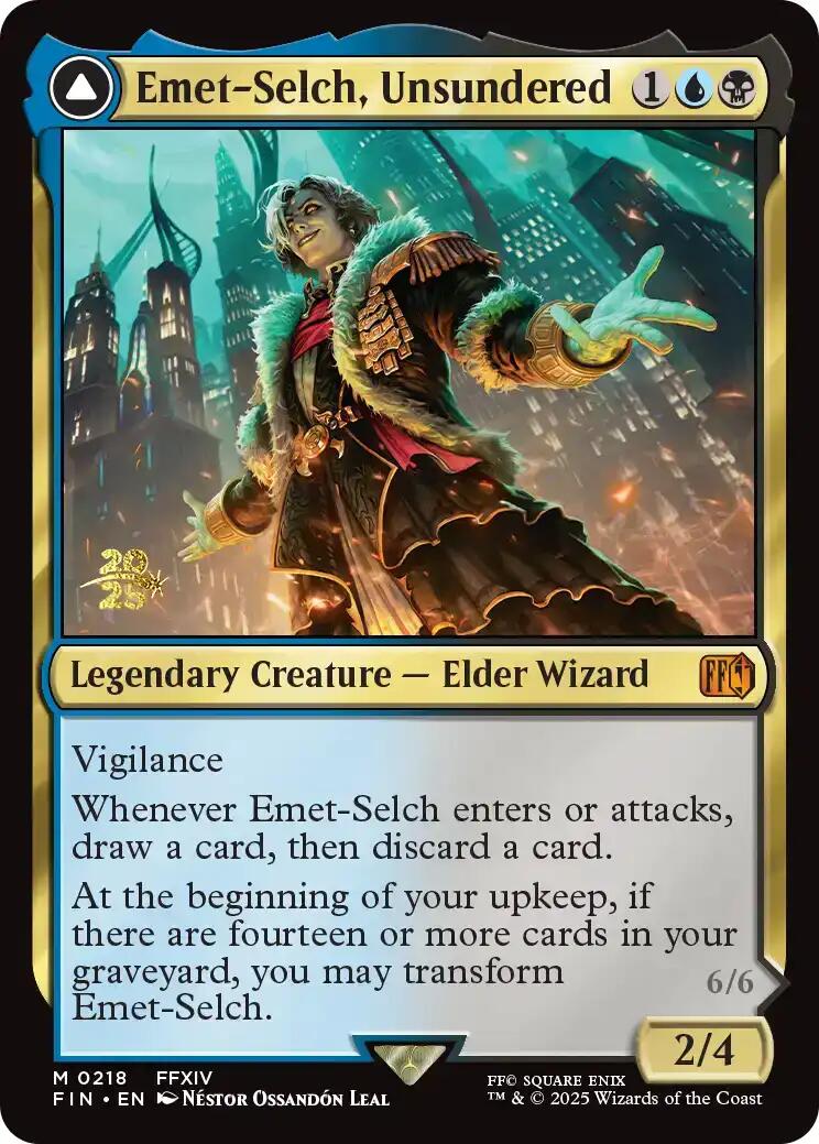 Emet-Selch, Unsundered // Hades, Sorcerer of Eld [FINAL FANTASY Prerelease Promo] | Galaxy Games LLC