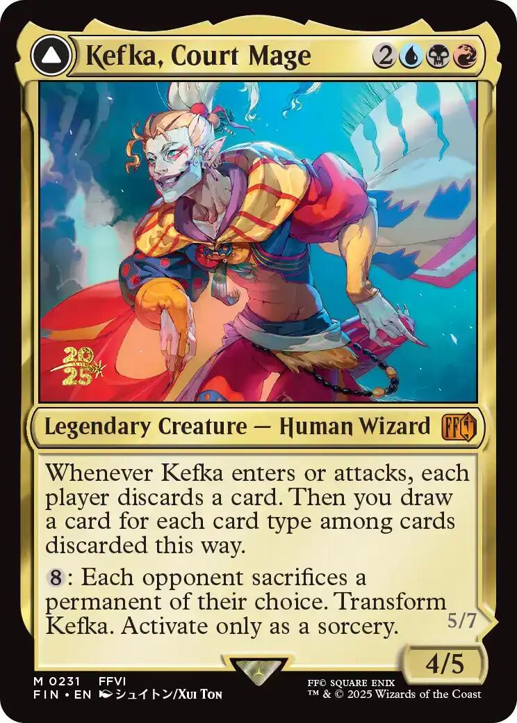 Kefka, Court Mage // Kefka, Ruler of Ruin [FINAL FANTASY Prerelease Promo] | Galaxy Games LLC