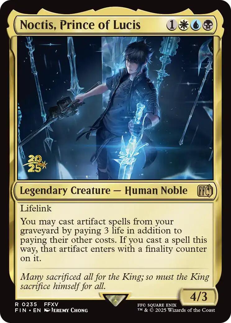 Noctis, Prince of Lucis [FINAL FANTASY Prerelease Promo] | Galaxy Games LLC