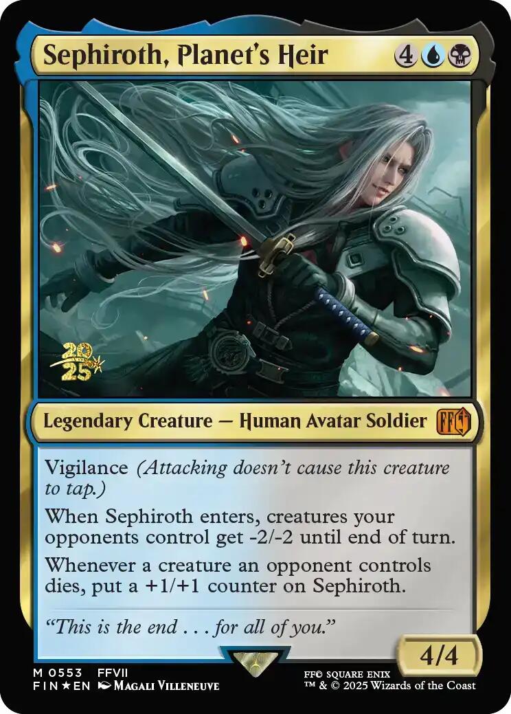 Sephiroth, Planet's Heir [FINAL FANTASY Prerelease Promo] | Galaxy Games LLC