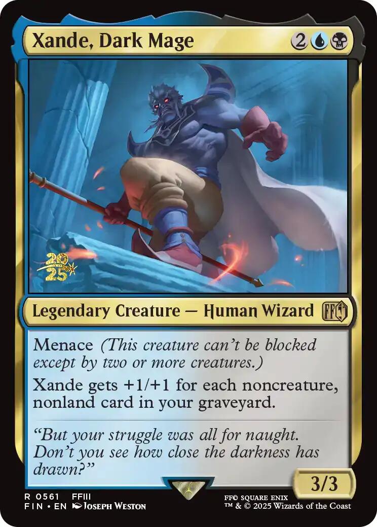 Xande, Dark Mage [FINAL FANTASY Prerelease Promo] | Galaxy Games LLC