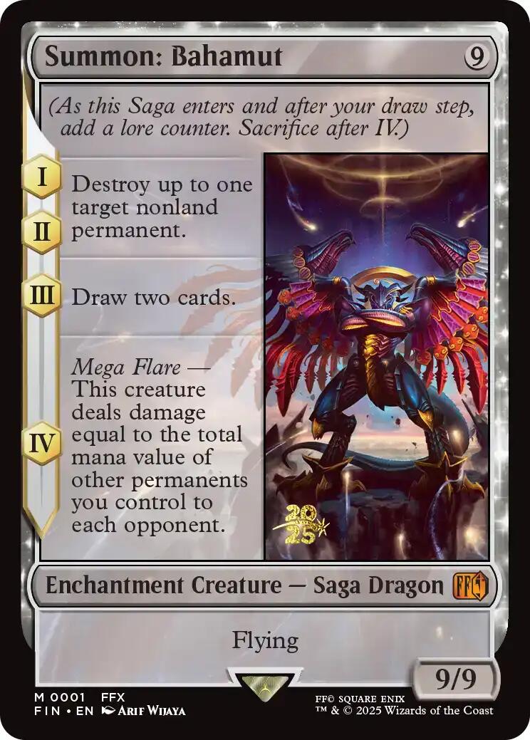 Summon: Bahamut [FINAL FANTASY Prerelease Promo] | Galaxy Games LLC