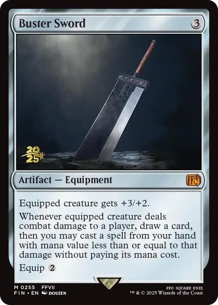 Buster Sword [FINAL FANTASY Prerelease Promo] | Galaxy Games LLC