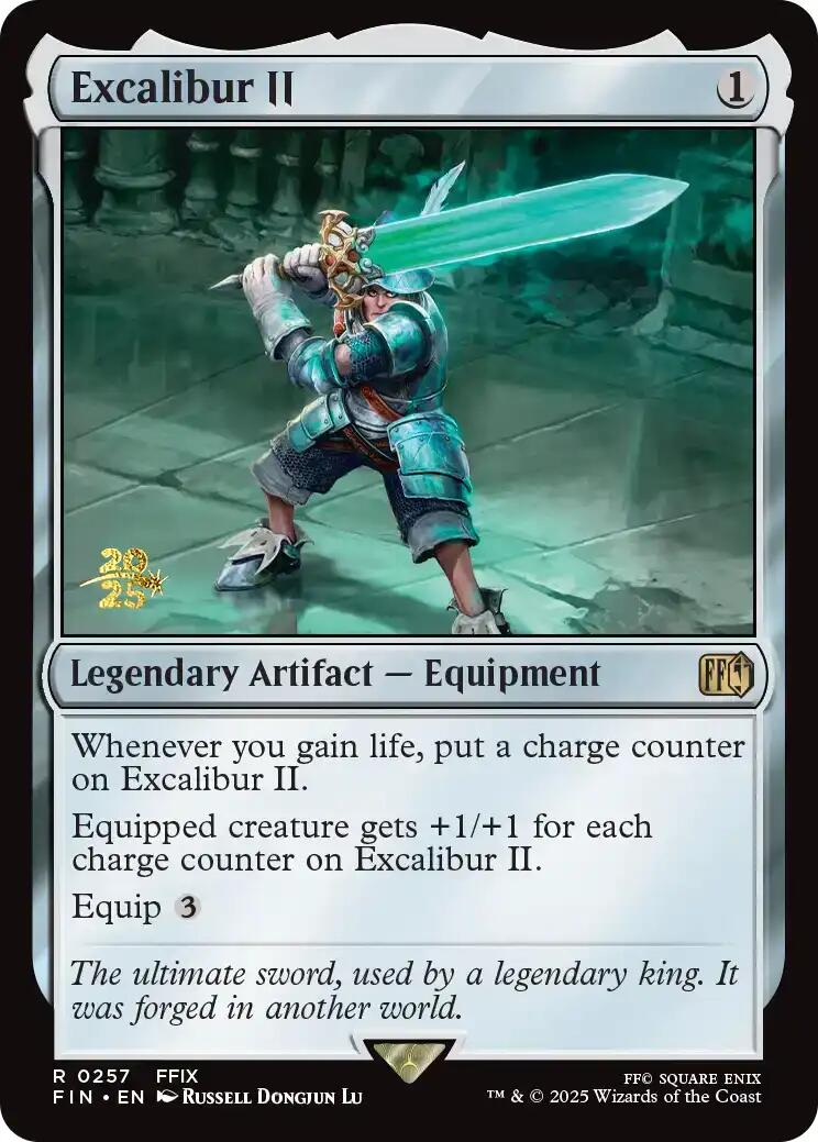 Excalibur II [FINAL FANTASY Prerelease Promo] | Galaxy Games LLC