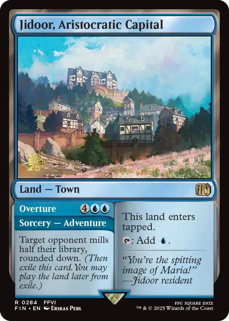 Jidoor, Aristocratic Capital [FINAL FANTASY Prerelease Promo] | Galaxy Games LLC