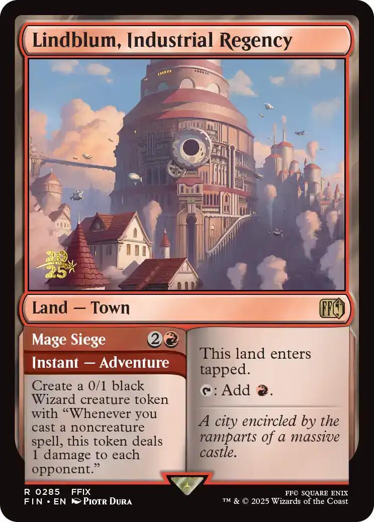 Lindblum, Industrial Regency [FINAL FANTASY Prerelease Promo] | Galaxy Games LLC