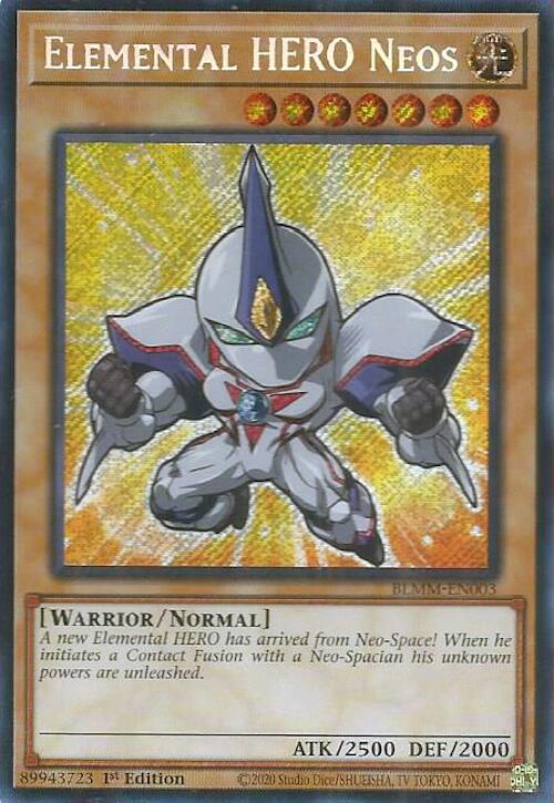 Elemental HERO Neos [BLMM-EN003] Secret Rare | Galaxy Games LLC