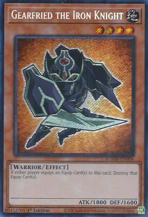 Gearfried the Iron Knight [BLMM-EN004] Secret Rare | Galaxy Games LLC