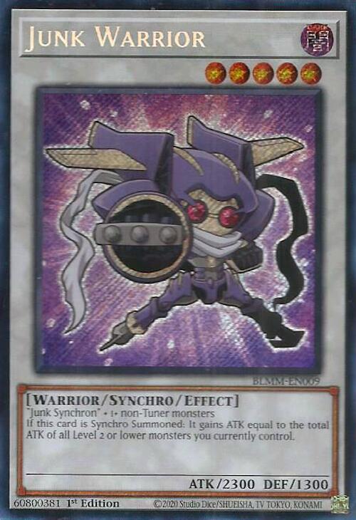 Junk Warrior [BLMM-EN009] Secret Rare | Galaxy Games LLC