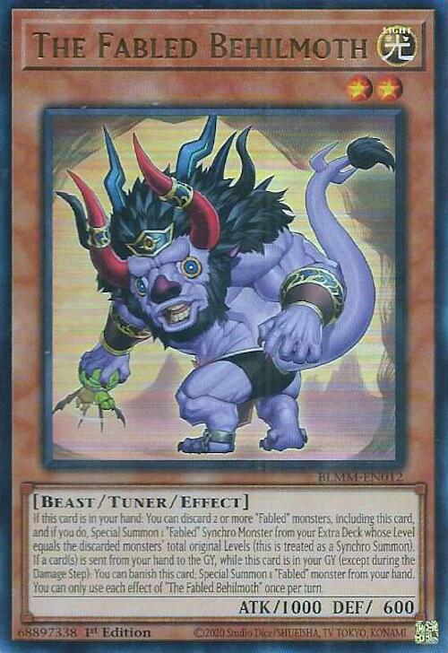 The Fabled Behilmoth [BLMM-EN012] Ultra Rare | Galaxy Games LLC