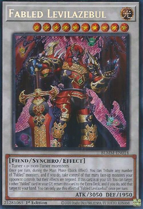 Fabled Levilazebul [BLMM-EN014] Secret Rare | Galaxy Games LLC