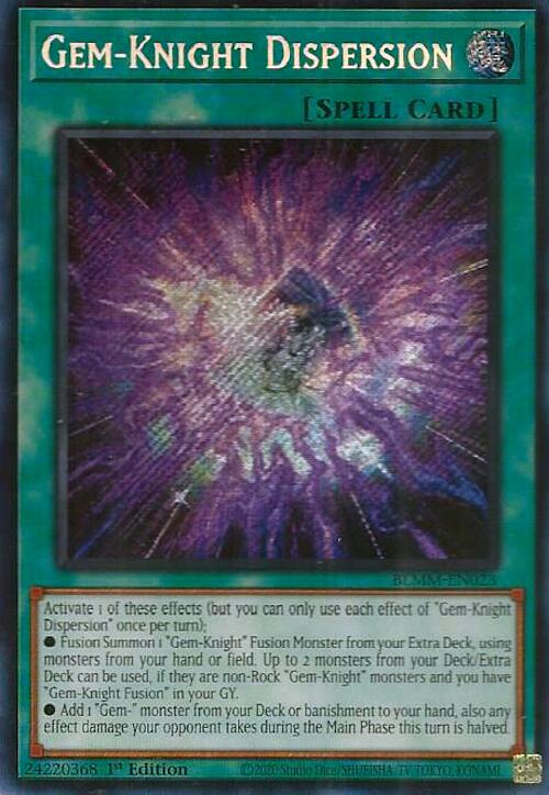 Gem-Knight Dispersion [BLMM-EN023] Secret Rare | Galaxy Games LLC