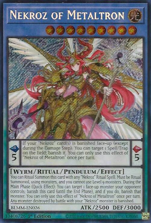 Nekroz of Metaltron [BLMM-EN026] Secret Rare | Galaxy Games LLC