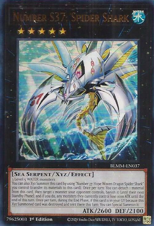 Number S37: Spider Shark [BLMM-EN037] Ultra Rare | Galaxy Games LLC