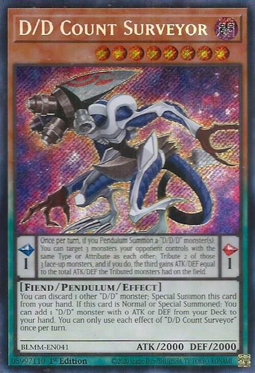 D/D Count Surveyor [BLMM-EN041] Secret Rare | Galaxy Games LLC