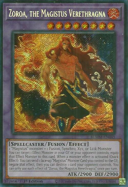Zoroa, the Magistus Verethragna [BLMM-EN045] Secret Rare | Galaxy Games LLC