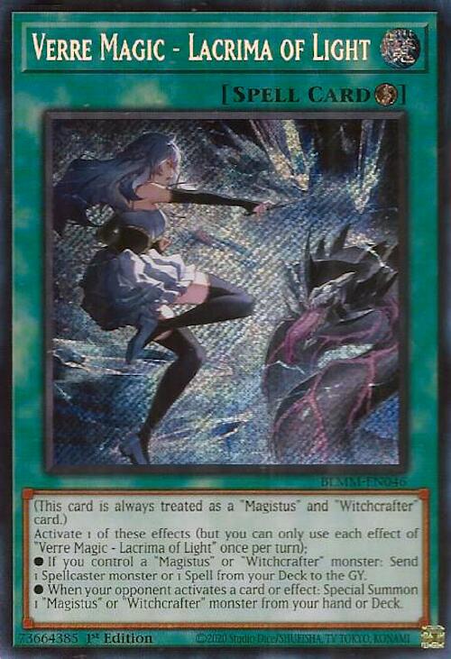 Verre Magic - Lacrima of Light [BLMM-EN046] Secret Rare | Galaxy Games LLC