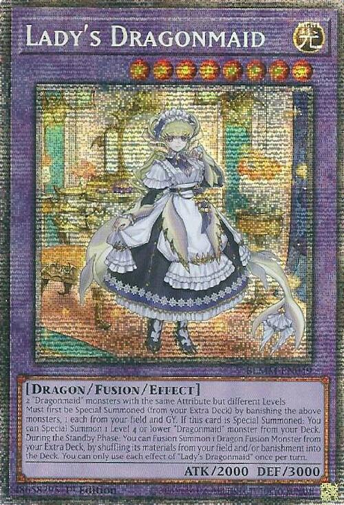 Lady's Dragonmaid (Starlight Rare) [BLMM-EN049] Starlight Rare | Galaxy Games LLC