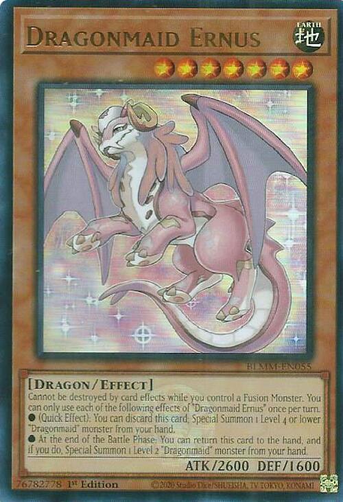 Dragonmaid Ernus [BLMM-EN055] Ultra Rare | Galaxy Games LLC