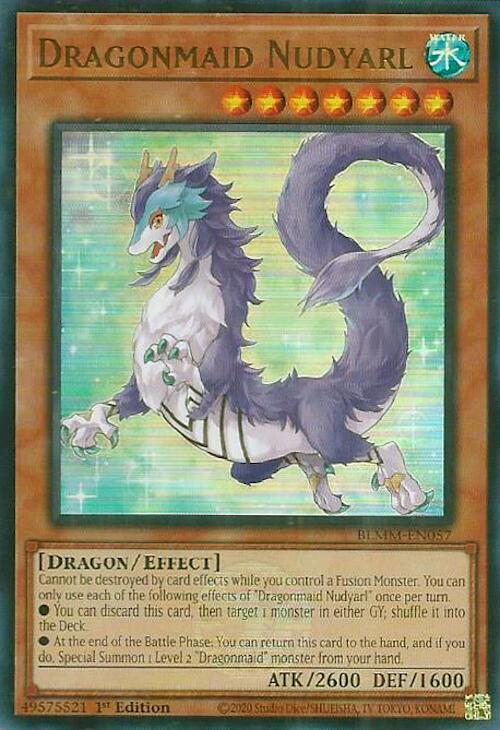 Dragonmaid Nudyarl [BLMM-EN057] Ultra Rare | Galaxy Games LLC