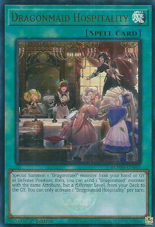 Dragonmaid Hospitality [BLMM-EN065] Ultra Rare | Galaxy Games LLC
