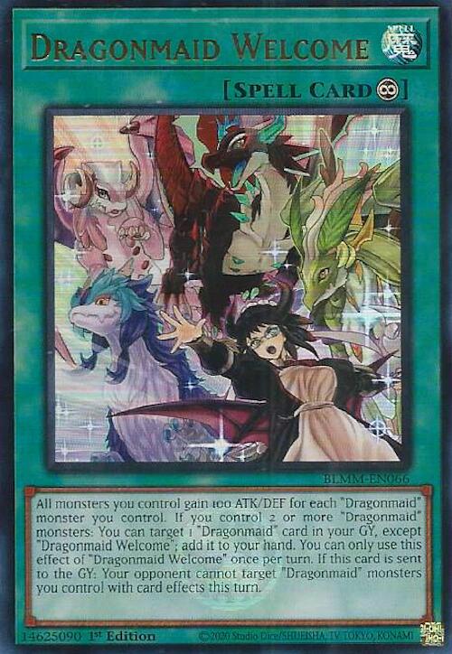Dragonmaid Welcome [BLMM-EN066] Ultra Rare | Galaxy Games LLC