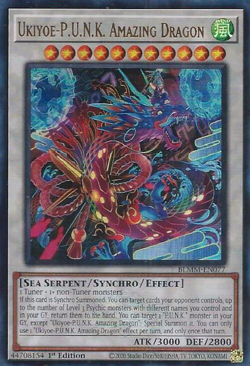 Ukiyoe-P.U.N.K. Amazing Dragon [BLMM-EN077] Ultra Rare | Galaxy Games LLC