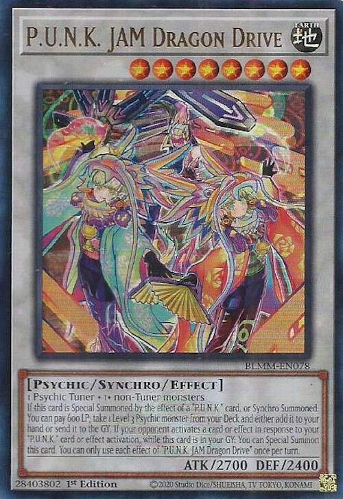 P.U.N.K. JAM Dragon Drive [BLMM-EN078] Ultra Rare | Galaxy Games LLC