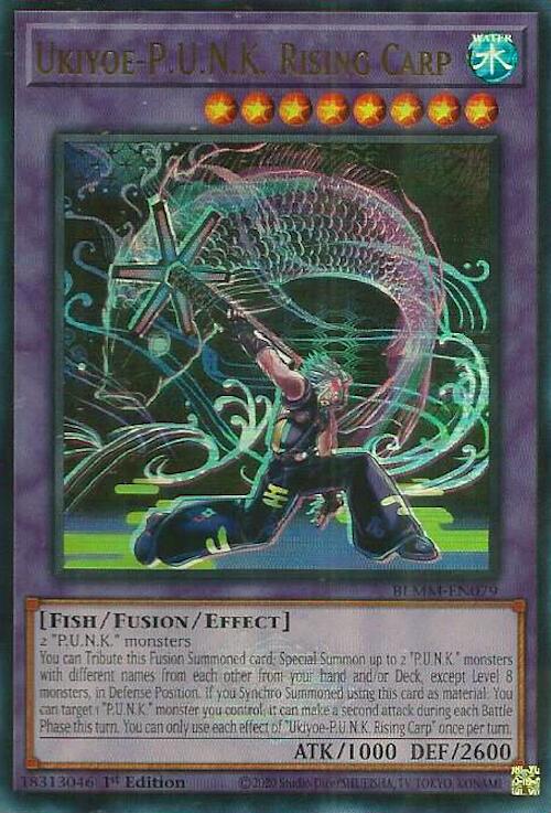 Ukiyoe-P.U.N.K. Rising Carp [BLMM-EN079] Ultra Rare | Galaxy Games LLC