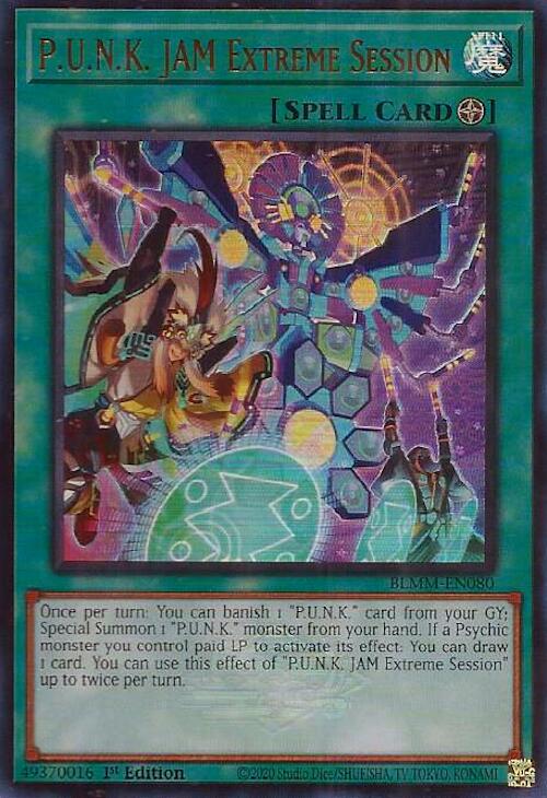 P.U.N.K. JAM Extreme Session [BLMM-EN080] Ultra Rare | Galaxy Games LLC