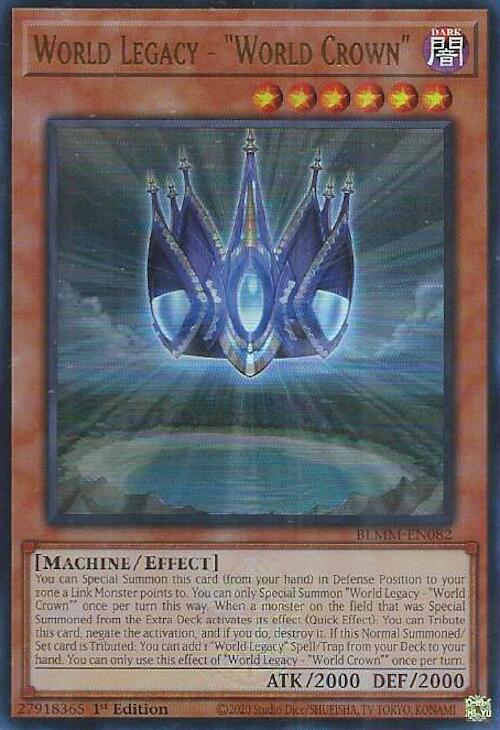 World Legacy - "World Crown" [BLMM-EN082] Ultra Rare | Galaxy Games LLC