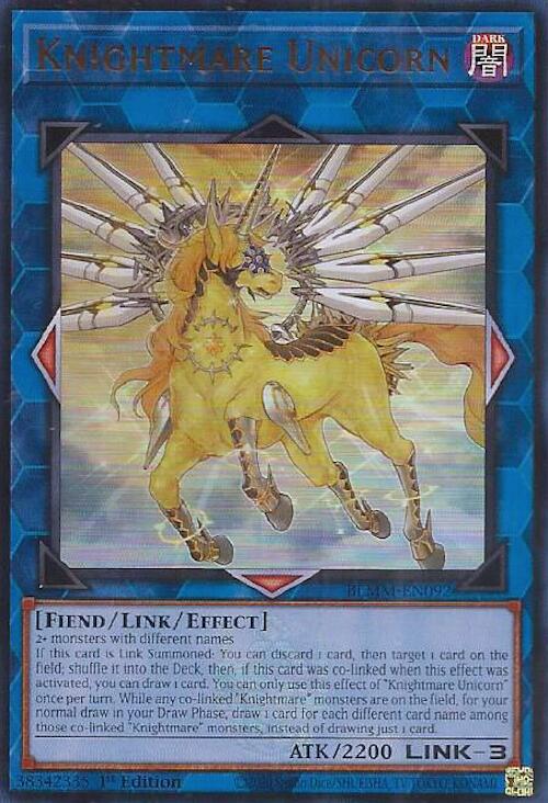 Knightmare Unicorn [BLMM-EN092] Ultra Rare | Galaxy Games LLC