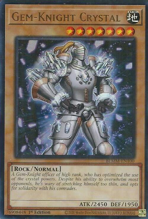 Gem-Knight Crystal [BLMM-EN100] Ultra Rare | Galaxy Games LLC