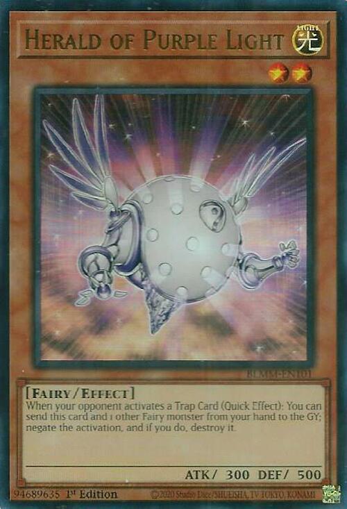 Herald of Purple Light [BLMM-EN101] Ultra Rare | Galaxy Games LLC