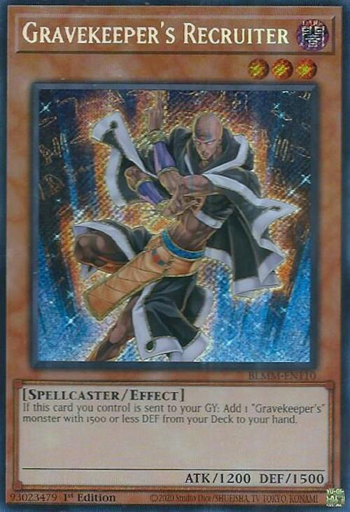 Gravekeeper's Recruiter [BLMM-EN110] Secret Rare | Galaxy Games LLC