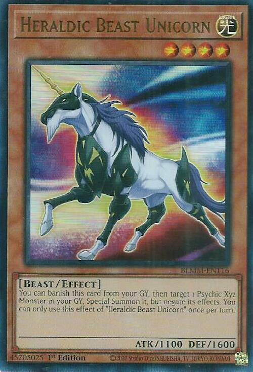 Heraldic Beast Unicorn [BLMM-EN116] Ultra Rare | Galaxy Games LLC