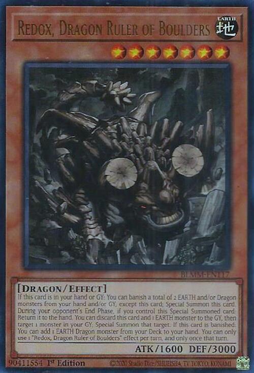 Redox, Dragon Ruler of Boulders [BLMM-EN117] Ultra Rare | Galaxy Games LLC
