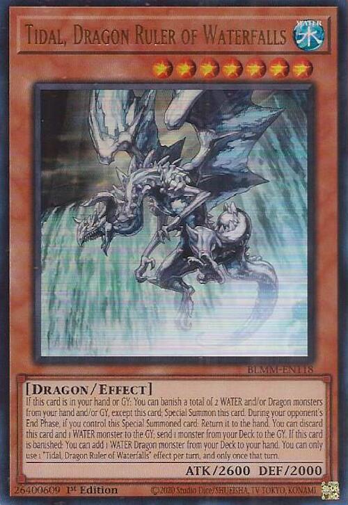 Tidal, Dragon Ruler of Waterfalls [BLMM-EN118] Ultra Rare | Galaxy Games LLC