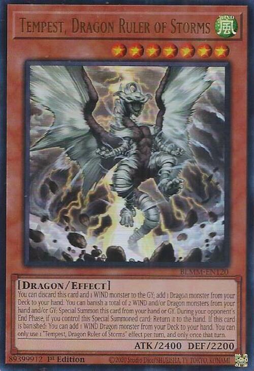 Tempest, Dragon Ruler of Storms [BLMM-EN120] Ultra Rare | Galaxy Games LLC