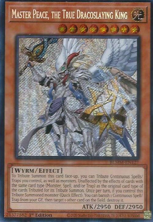 Master Peace, the True Dracoslaying King [BLMM-EN127] Secret Rare | Galaxy Games LLC