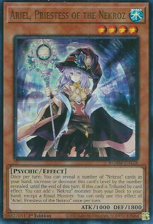 Ariel, Priestess of the Nekroz [BLMM-EN128] Ultra Rare | Galaxy Games LLC