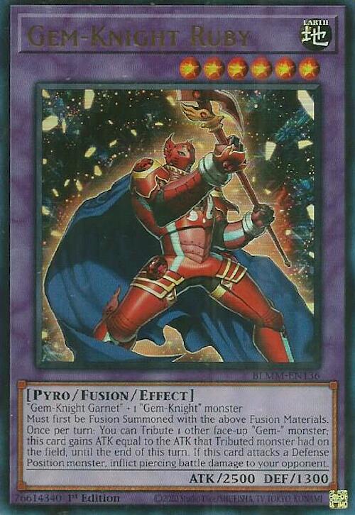 Gem-Knight Ruby [BLMM-EN136] Ultra Rare | Galaxy Games LLC