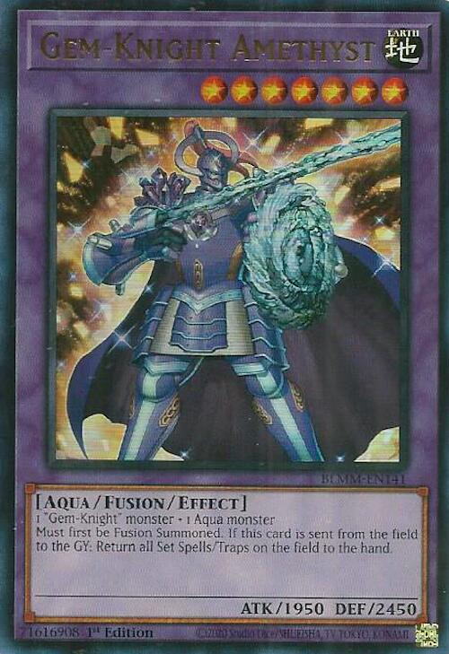 Gem-Knight Amethyst [BLMM-EN141] Ultra Rare | Galaxy Games LLC