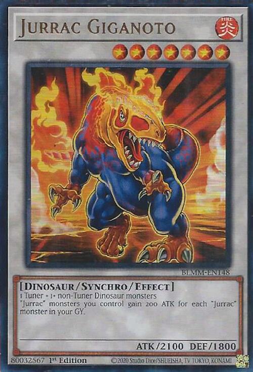 Jurrac Giganoto [BLMM-EN148] Ultra Rare | Galaxy Games LLC