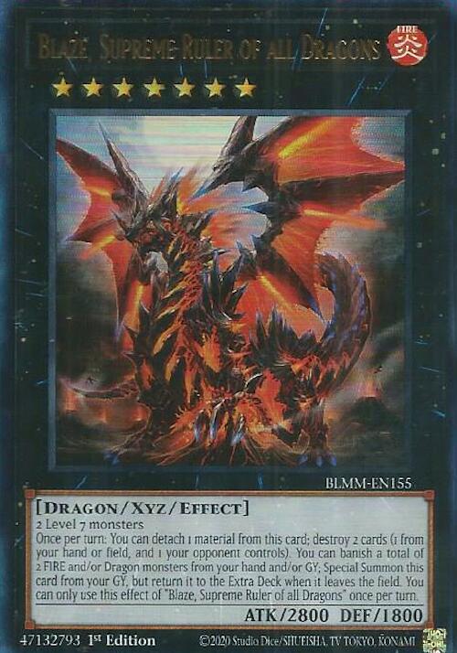 Blaze, Supreme Ruler of all Dragons [BLMM-EN155] Ultra Rare | Galaxy Games LLC