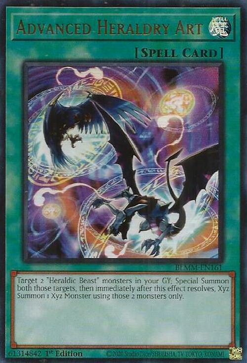 Advanced Heraldry Art [BLMM-EN161] Ultra Rare | Galaxy Games LLC