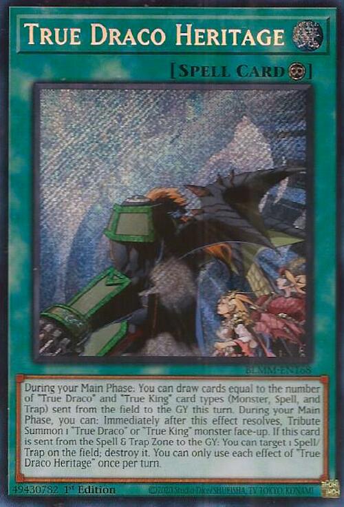 True Draco Heritage [BLMM-EN168] Secret Rare | Galaxy Games LLC